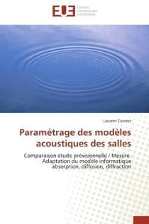 Parametrage des modeles acoustiques des salles - comparaison etude previsionnelle / mesure. adaptati