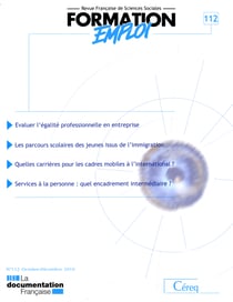 Prospective formation emploi n.112