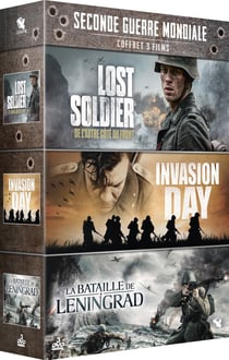Seconde Guerre Mondiale - Coffret 3 films : Lost Soldier - De l'autre côté du front + Invasion Day + La Bataille de Leningrad