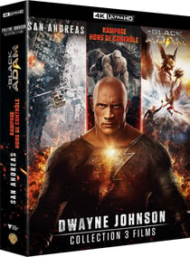 Dwayne Johnson - Collection 3 films : San Andreas + Rampage - Hors de contrôle + Black Adam