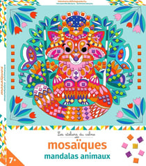Mosaïques mandalas animaux - boîte avec accessoires