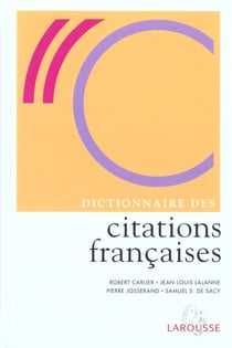 Dictionnaire des citations francaise