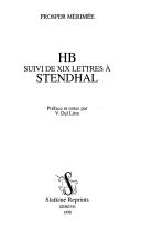 H.b. - xix lettres à stendhal