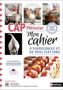 CAP pâtissier - 1re et 2e années - Mon cahier d'expériences et de réalisations (édition 2024)