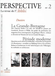 Perspective. La revue de l'INHA, n° 2/2007 : La Grande-Bretagne/Période moderne