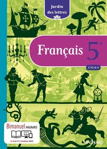 Jardin des lettres : français - cycle 4 - 5ème - bimanuel