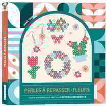 Perles à repasser : Fleurs : Tout le matériel pour réaliser 8 décos & accessoires
