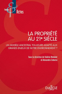 La propriété du 21e siècle - Un Modèle ancestral toujours adapté aux grands enjeux de notre environnement ?