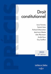 Droit constitutionnel (édition 2025)