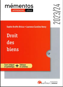Droit des biens : Propriété individuelle - propriété collective - propriété démembrée (édition 2023/2024)