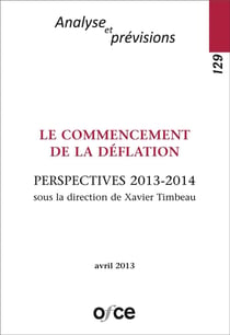 Revue de l'OFCE n.129 : le commencement de la déflation