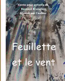 Feuillette et le vent - illustrations, couleur