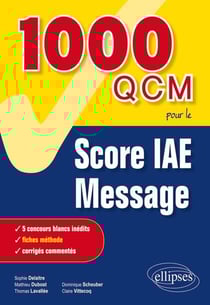 1000 QCM pour le score IAE message