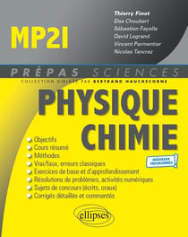 Physique-chimie - MP2I - nouveaux programmes