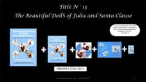 The beautiful dolls of Julia and Santa Clause
