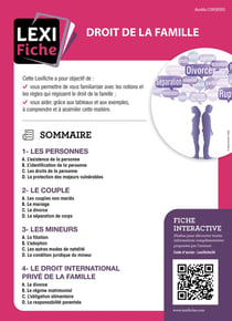 Droit de la famille