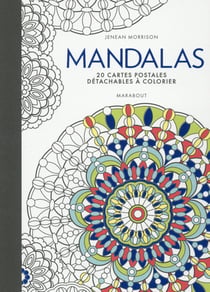 Mandalas - 20 cartes postales à colorier