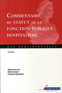 Commentaire du statut de la fonction publique hospitalière (10e édition)