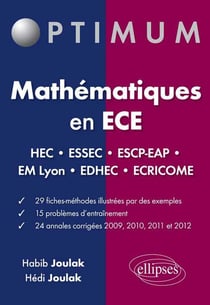 Mathématiques en ECE HEC - ESSEC - ESCP-EAP - EM Lyon - EDHEC - ÉCRICOME