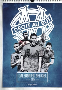Calendrier mural 2015 - Olympique de Marseille