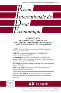 Revue internationale de droit economique
