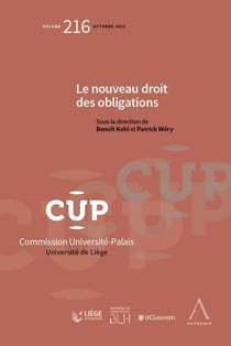Le nouveau droit des obligations Tome 216