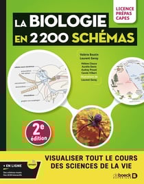 Biologie en 2200 schèmas : Licence, prépas, Capes