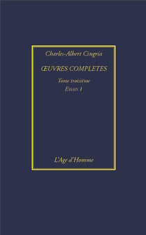 Oeuvres completes tome 3 : essais 1