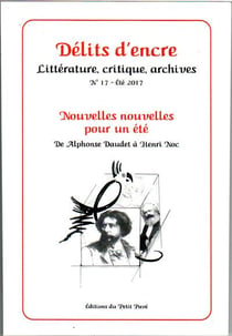 Delits d'encre n  17 - nouvelles nouvelles pour un ete