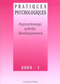 Pratiques psychologiques n 1 2003