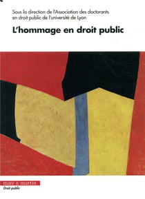 L'hommage en droit public