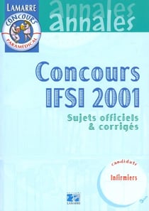 Concours en ifis 2001 sujets officiels et corriges