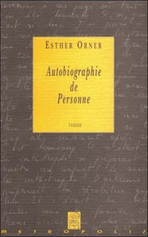 Autobiographie de personne