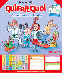 Calendrier de la famille Max et Lili (édition 2024/2025)