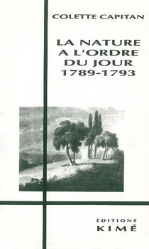 Nature à l'ordre du jour 1789-1793