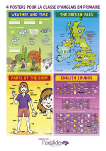 First at school : 4 posters pour la classe d'anglais en primaire