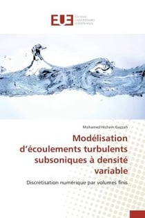 Modélisation d'écoulements turbulents subsoniques à densité variable - discrétisation numérique par volumes finis
