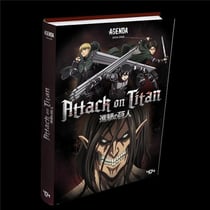 Agenda scolaire 2024/2025 - 12x4 x 17,8 cm - Attack on Titans