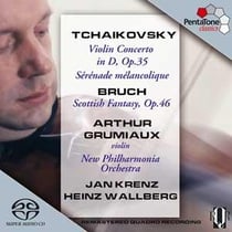 Tchaikovski : concerto pour violon - bruch : scottish fantaisy op.46