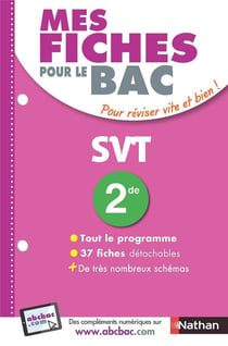 Mes fiches pour le BAC Sciences et Vie de la Terre de 2de