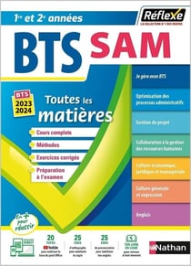 BTS SAM Support à l'action managériale - BTS SAM 1 et 2 (Toutes les matières - Réflexe N°9)