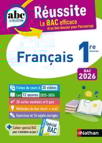ABC du bac réussite : Français - 1re (édition 2025/2026)