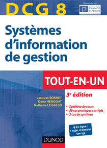 Systèmes d'information de gestion - DCG 8 - tout-en-un - 3e édition