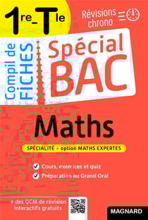 Spécial bac : compil de fiches - maths - 1re, terminale bac 2022 - tout le programme de maths 1re et tle en 100 fiches visuelles