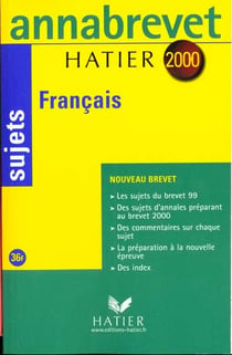 Annabrevet sujets - français (édition 2000)