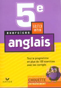 Chouette entraînement : anglais - 5ème - exercices