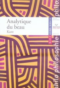 Analytique du beau