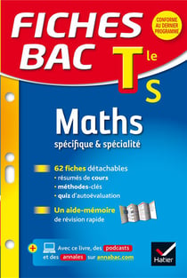 Fiches bac Tome 7 : maths - terminale S - spécifique & spécialité