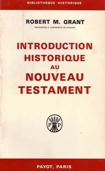 Introduction histoirique au nouveau testament