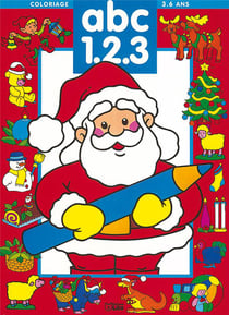Coloriage abc 1, 2, 3 noël